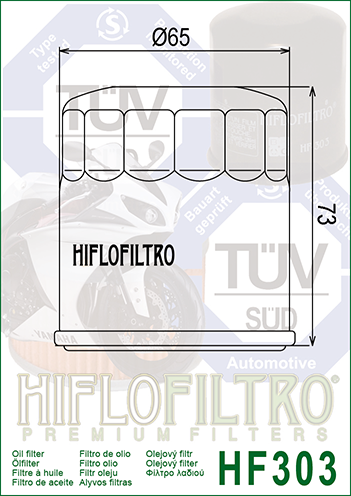 HifloFiltro oil filter HF303_3
