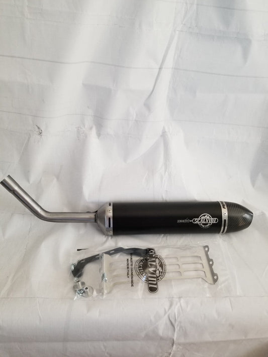 KAWASAKI XC 250/300 05-11 ALLOY/CARBON MIX SILENCER