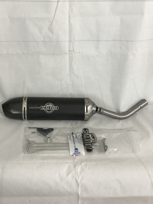 KAWASAKI KX 125 04-08 ALLOY/CARBON MIX SILENCER