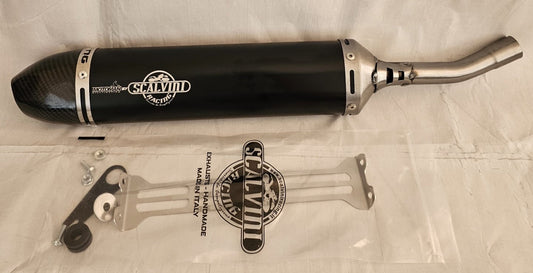 HONDA CR 250 90-91 ALLOY/CARBON MIX SILENCER