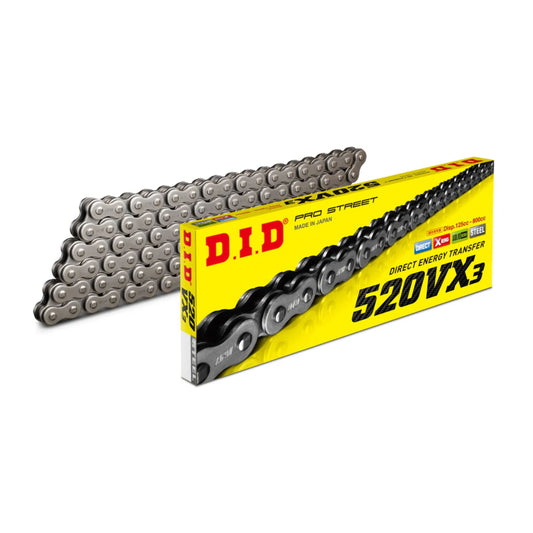 DID SEALED CHAIN 520VX3 G&B 120FB (21-M520VX3G120FB)