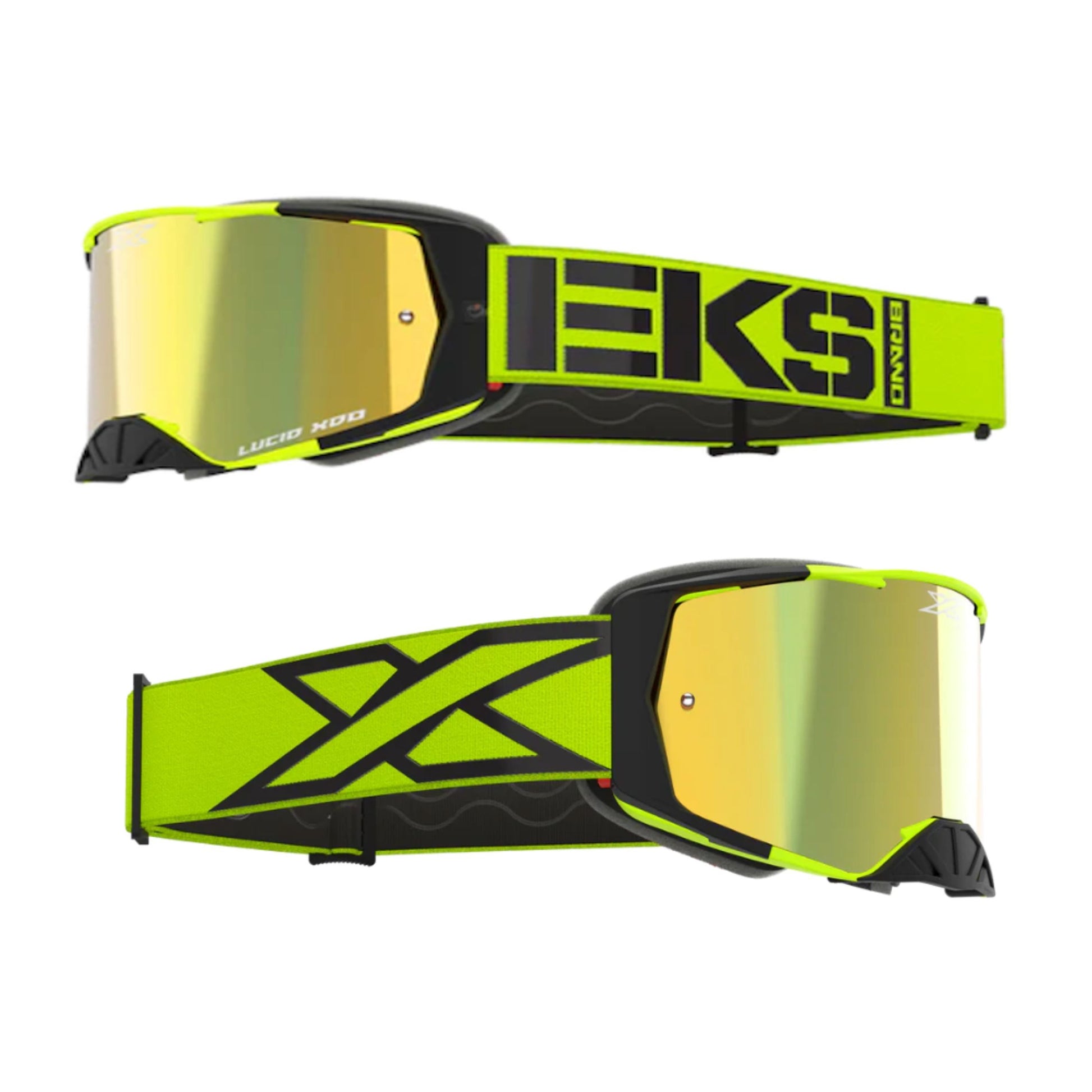 EKS GOGGLES LUCID BLAC GOLD 35-067-12001