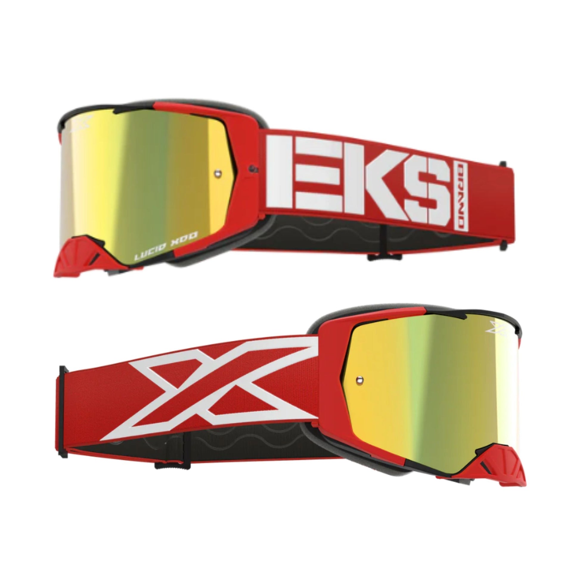EKS GOGGLES LUCID CALIBER RED WHITE 35-067-12045