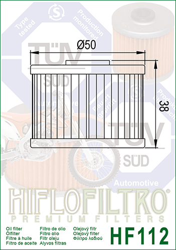 HifloFiltro oil filter HF112_2