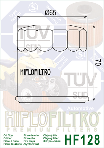 HifloFiltro oil filter HF128_2