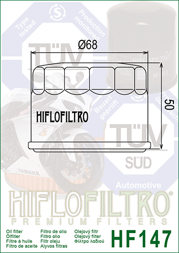 HifloFiltro oil filter HF147_2