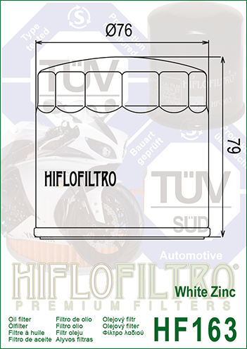 HifloFiltro oil filter HF163_2